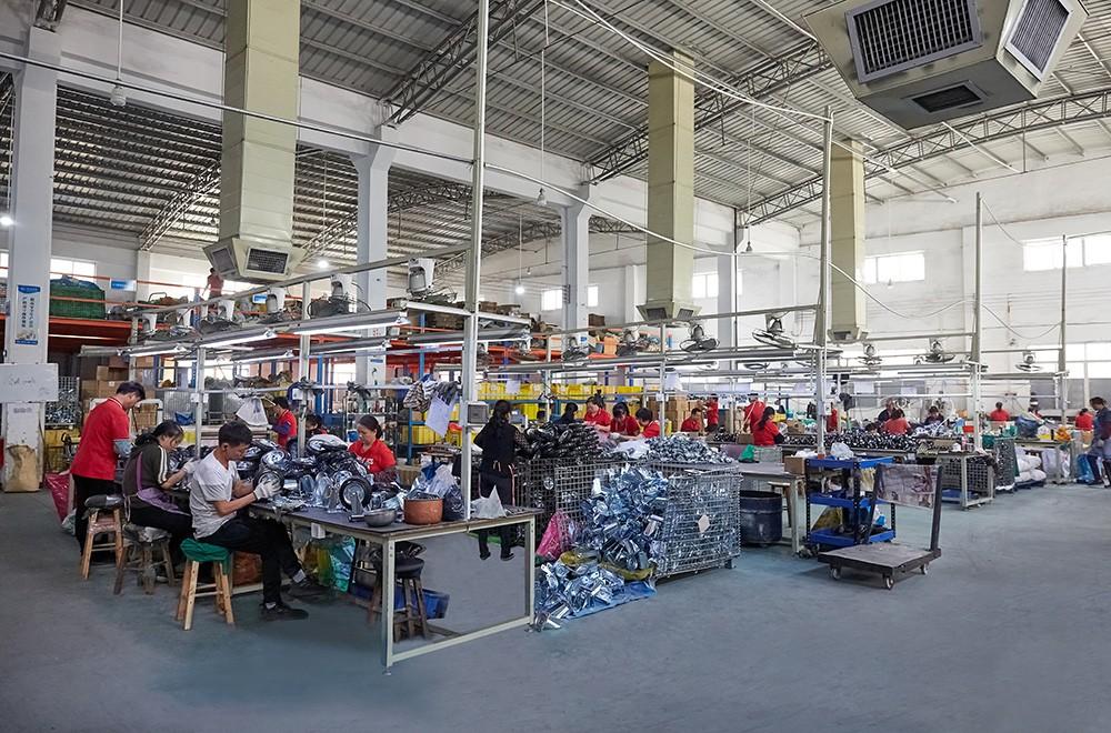 YiDu caster manufacturing and quality inspection